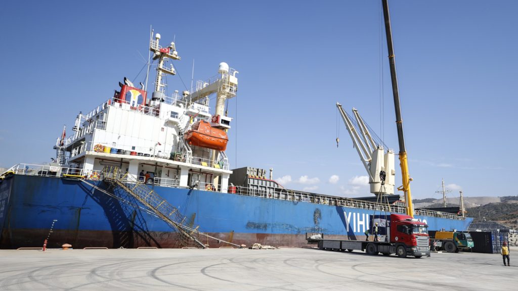 Akkuyu NGS’nin Doğu Kargo Terminali’ne 100’üncü kargo gemisi ulaştı