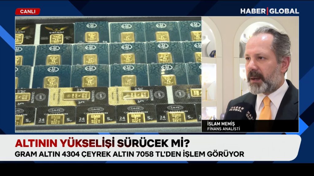 İslam Memiş’ten “Altın fiyatlarının yükselmesi risk” uyarısı: “Fiyata değil miktara odaklanın”