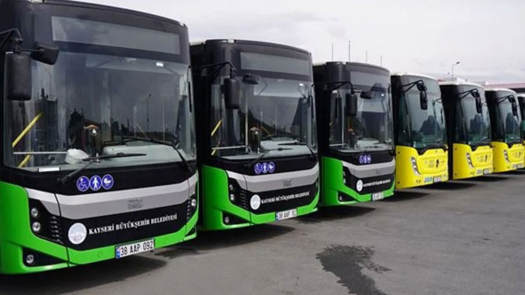 Kayseri’de toplu ulaşım ücretlerine zam