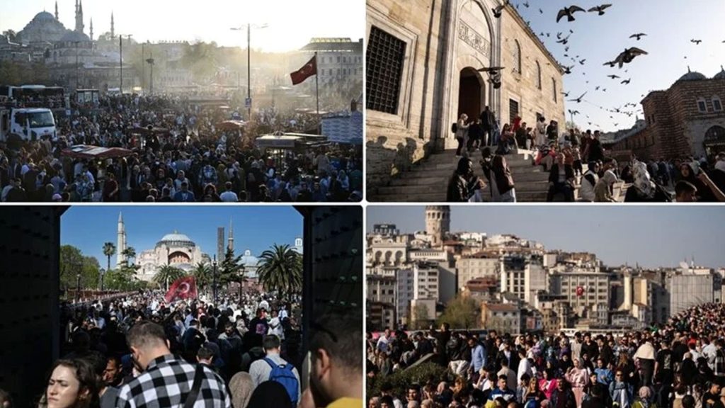 Yerli turistler geçen yıl seyahate 419,3 milyar lira harcadı