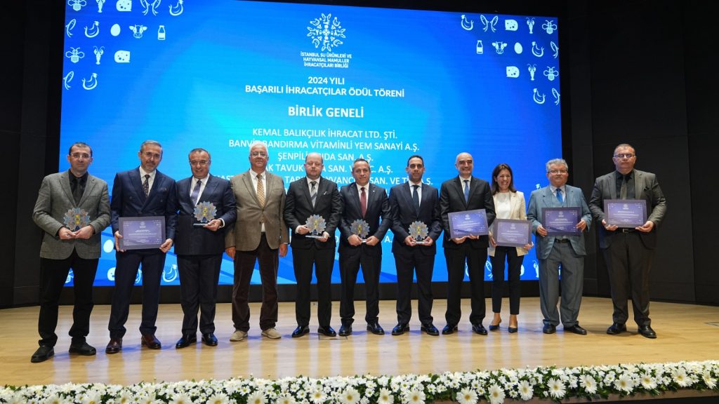 Su ürünü ve hayvansal mamul ihracatçısı şirketler ödüllendirildi