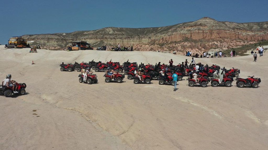 Turizmciler bayramda Kapadokya’yı doldurdu