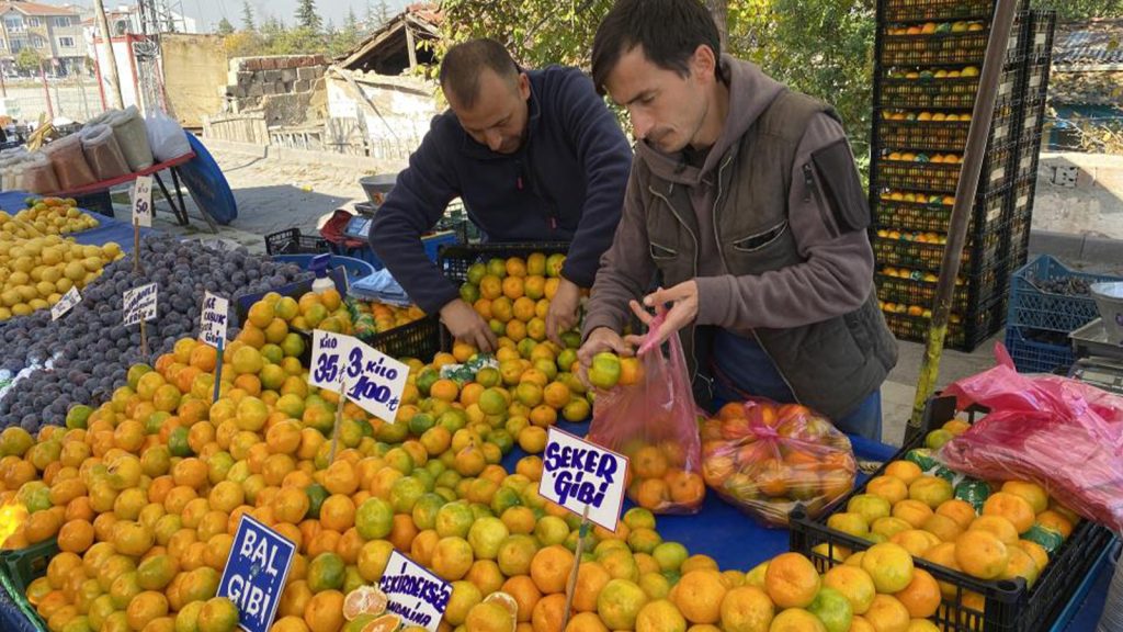 Mandalinanın fiyatı yüzde 30 düştü