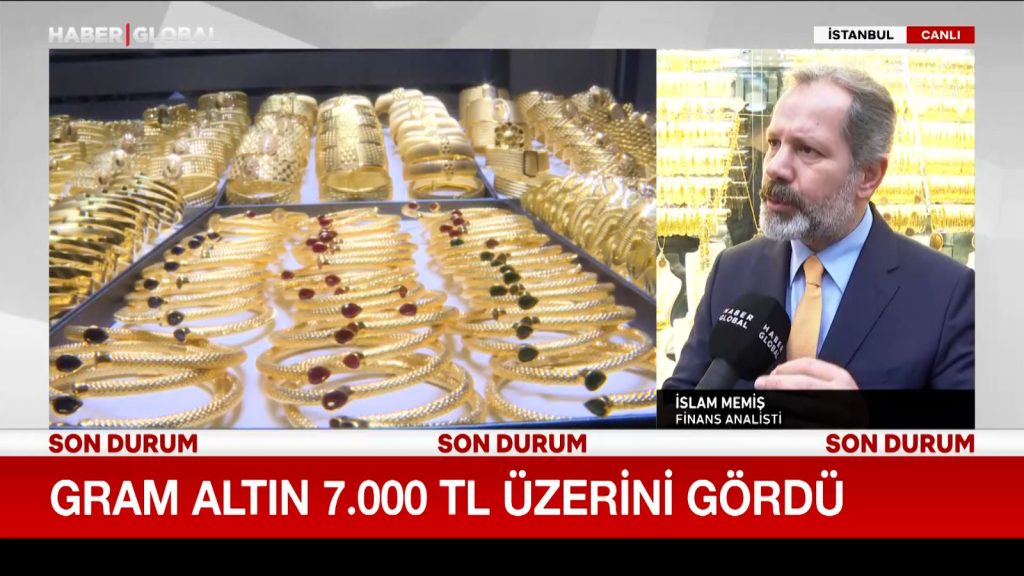 Gram altın 7000 TL’nin üzerini gördü, İslam Memiş yatırımcıları uyardı