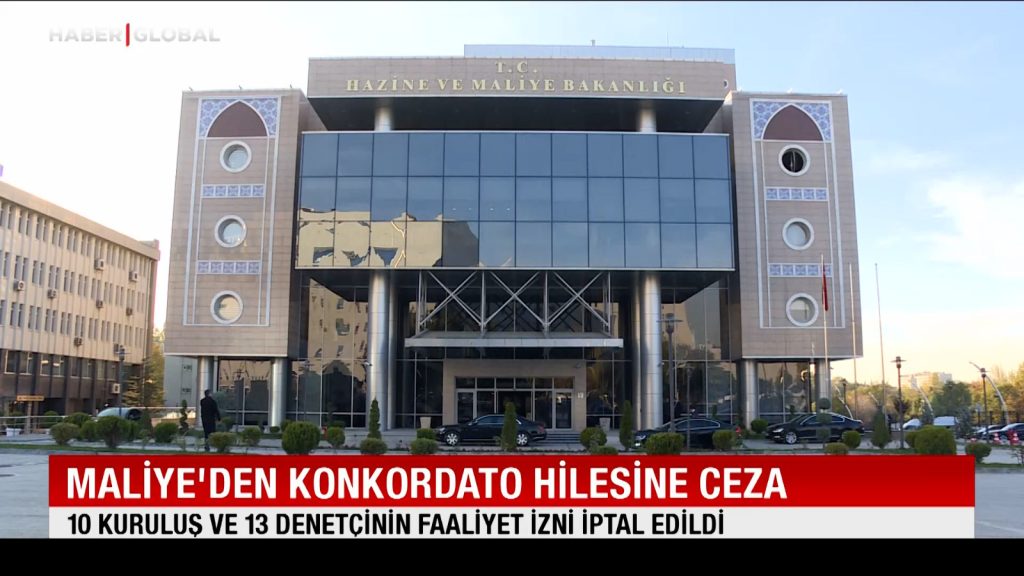 Maliye’den konkordato hilesine ceza: 10 kuruluş ve 13 denetçinin faaliyet izni iptal edildi
